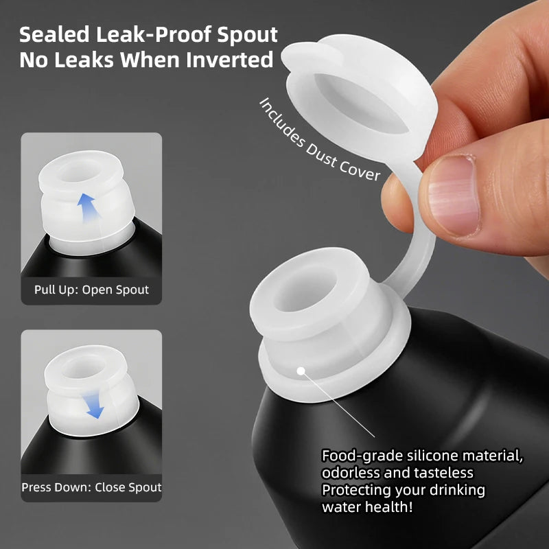ESLNF Aerodynamic Water Bottle Set 600ml Big Capacity Food Grade PP5 Bottle With Ultralight Carbon Bottle Cage Bike