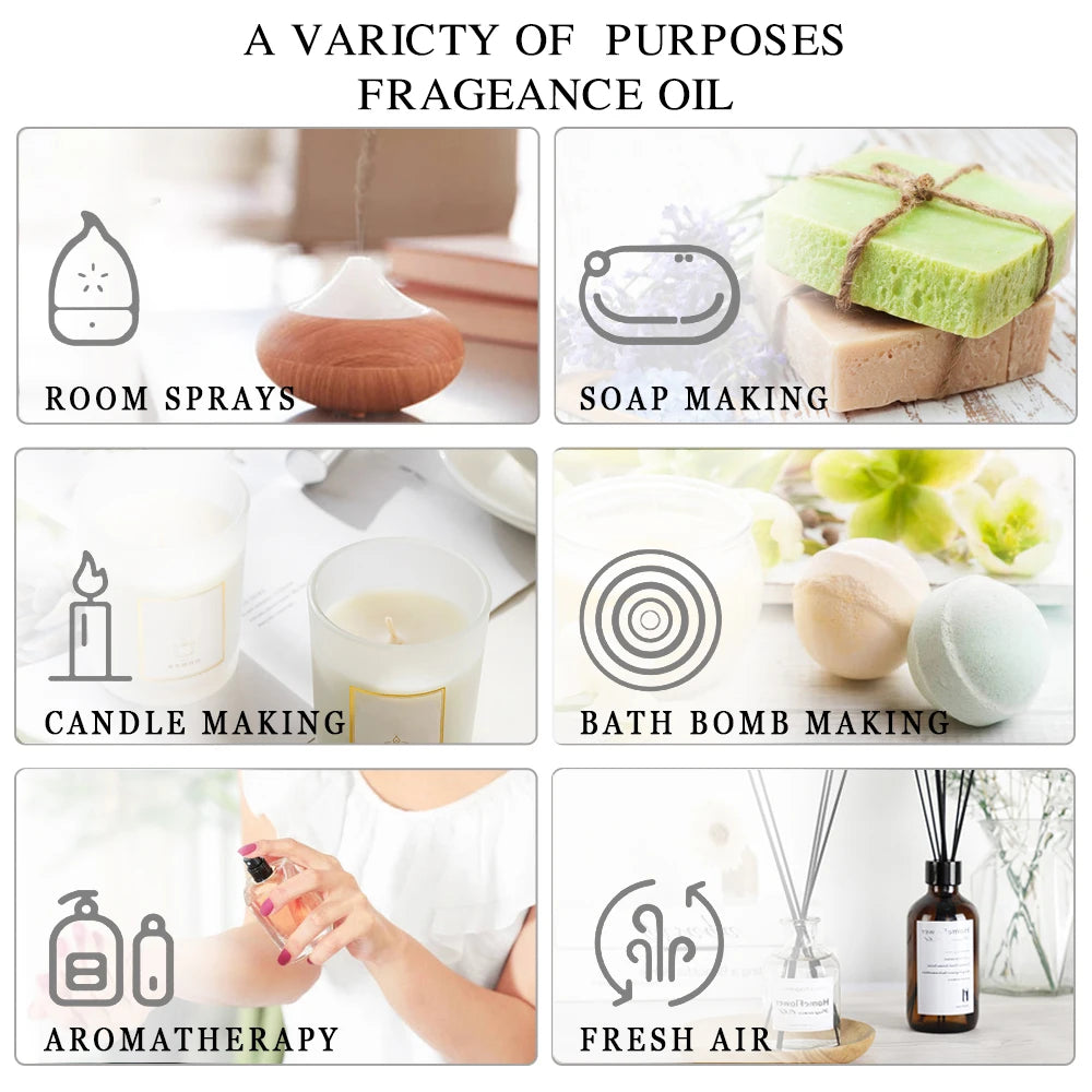 MAYJAM Essential Oil 100ml for Humidifier Diffuser Vanilla Lavender Bergamot Sandalwood Pine Neddles Aroma Oil Free Shipping