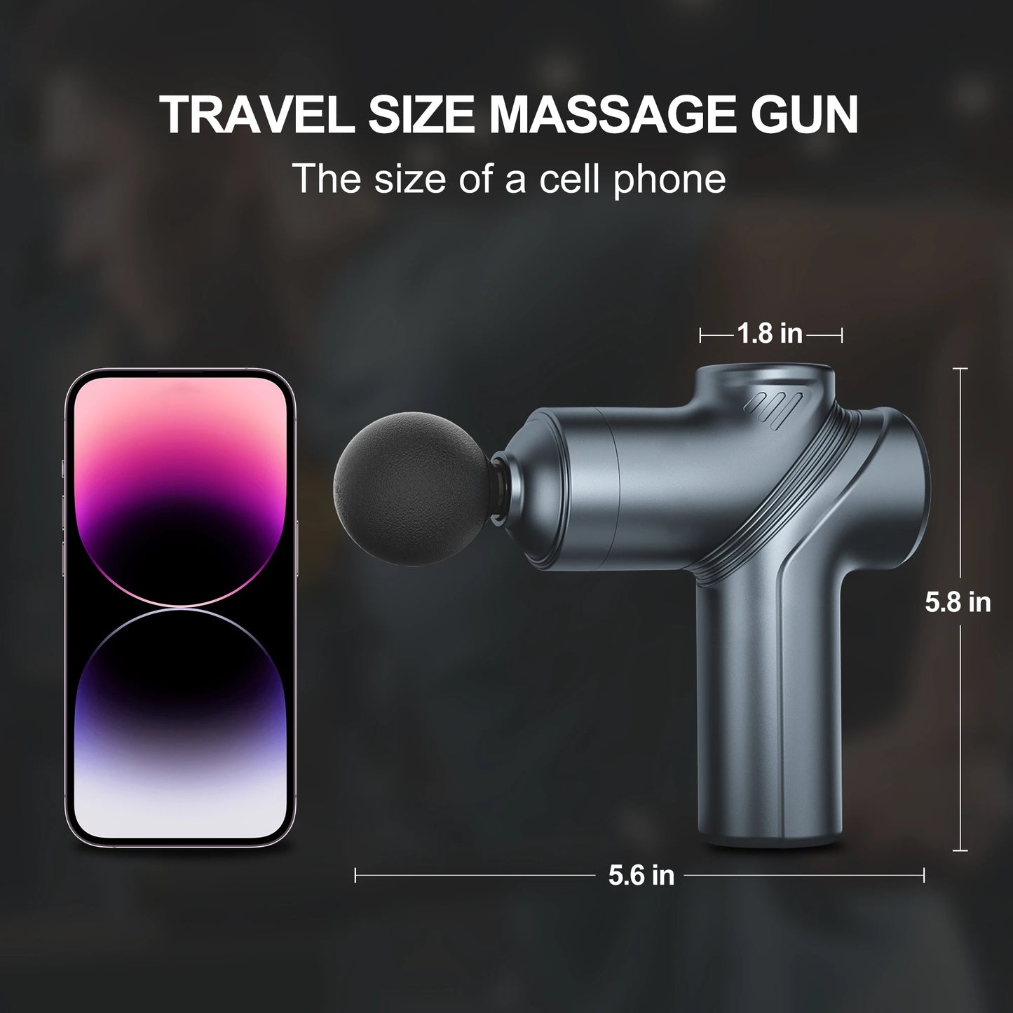 LEERCON Massage Gun Fascia Deep Muscle Relax Body Neck Massager Electric Fitness Equipment Noise Reduction Male Female