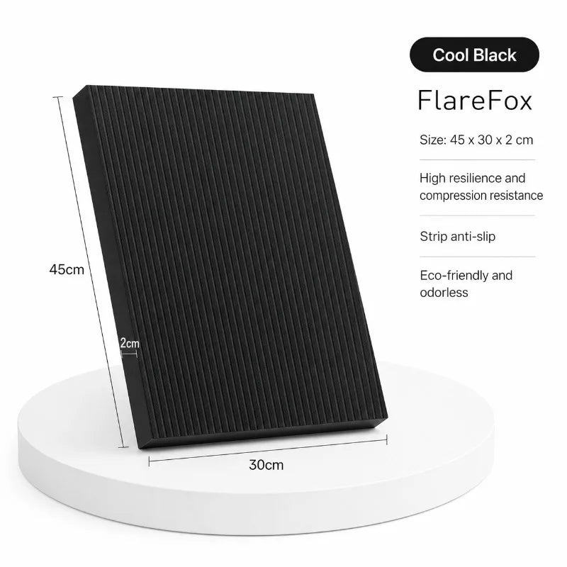 FlareFox Thick Yoga Mats Non Slip Workout Mat Yoga Knee Protection Pilates Reformer Gym Accessories Home Exercise Equipment